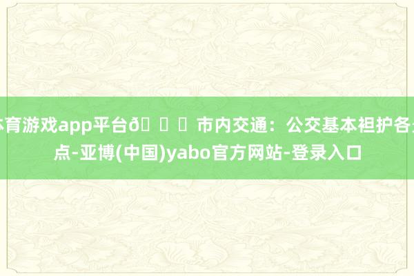 体育游戏app平台🚌市内交通：公交基本袒护各景点-亚博(中国)yabo官方网站-登录入口