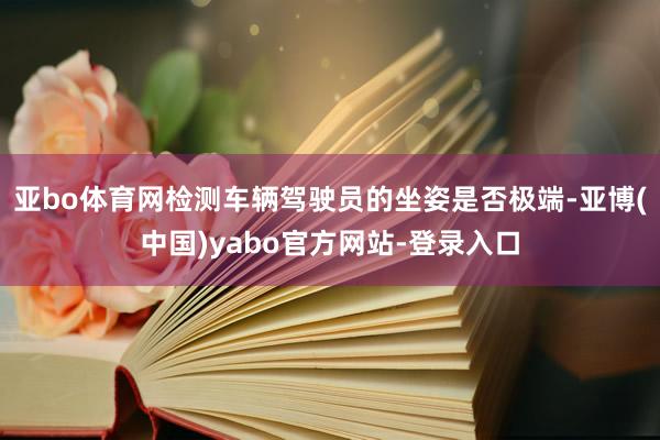 亚bo体育网检测车辆驾驶员的坐姿是否极端-亚博(中国)yabo官方网站-登录入口