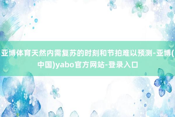 亚博体育天然内需复苏的时刻和节拍难以预测-亚博(中国)yabo官方网站-登录入口